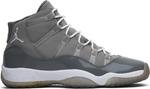 Кроссовки Air Jordan 11 Retro GS Cool Grey 2010, серый - фото