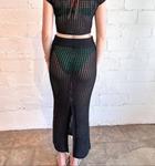 Морской побег Юбка в черном OLIVACEOUS - фото 2