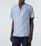 Шелковая блузка для боулинга Scritto Berluti, Cornflower Blue Scritto - фото 3