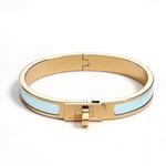 HERMES Позолоченные эмалевые браслеты Women's Blue - фото 4