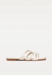 Мюли FLAT STRAPPY SLIDER SANDALS  Stradivarius, белый - фото 6