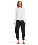 Рубашка Eileen Fisher Classic Collar Shirt, White 8 - фото 6