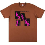 Футболка Supreme Dicks Tee 'Brown', коричневый - фото