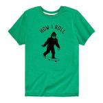 Футболка с рисунком How I Roll Sasquatch для мальчиков 8–20 лет Licensed Character - фото