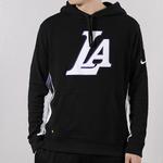 Толстовка Nike NBA Los Angeles Lakers Pullover Black, черный - фото 3