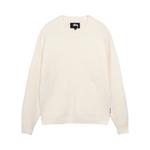 Свитер Stussy Waffle Cashmere Crew, Ivory - фото