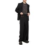 Брюки с запахом Acne Studios, черный - фото 6