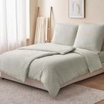 Комплект постельного белья RUIKASI, 4 предмета, 135х200/80x80, бежевый - фото 3