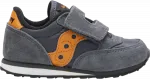 Кроссовки Saucony Jazz Hook & Loop Little Kid Grey Orange, серый - фото
