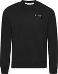 Толстовка Off-White Caravag Paint Slim Crewneck 'Black', черный - фото 2