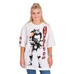 Футболка Oversize Star Wars — Stormtrooper белая - фото 4