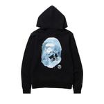 Худи BAPE x E.T. Ape Head Zip Hoodie, Black - фото 2
