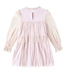 Платье из тюля DG Dolce&Gabbana Kids, Rosa Pallido - фото 4