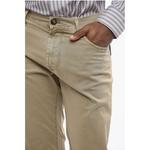 Джинсы ID LUXURY Straight Fit с вышитым логотипом Corneliani, Beige - фото 3