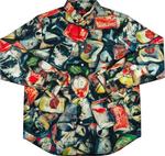 Рубашка Supreme Cans Shirt 'Multicolor', разноцветный - фото 2