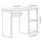 Стол Ikea Kallax, 111x39 см, белый - фото 5