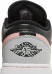 Кроссовки Air Jordan 1 Low GS Grey Fog Bleached Coral, черный - фото 7