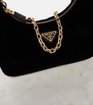 Сумка через плечо Re-Edition Small с декором Prada, Nero - фото 6