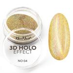 Пыль для декора 2 г NEONAIL 3D HOLO EFFECT GOLD - фото