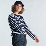 Парусная рубашка с длинными рукавами женская 100 синяя/белая TRIBORD, черный синий - фото 6