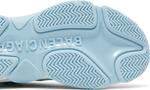 Кроссовки Balenciaga Triple S Sneaker Allover Logo - Light Blue, синий - фото 5