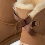 Угги UGG Mini Bailey Bow II, каштановый - фото 5