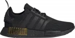 Кроссовки Adidas Wmns NMD R1, черный/золотой - фото