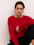 Топ Regina Sparkle Knit KAFFE, Haute Red - фото 4