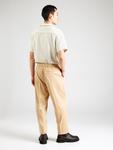 Тканевые брюки TOPMAN Tapered Pleat-Front Pants, бежевый - фото 4