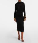 Кожаные босоножки-слингбэки So Nude 85 Aquazzura, Cacao/Gold - фото 3