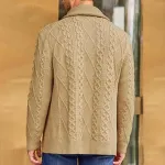 Мужской кардиган с воротником шаль - фото 2