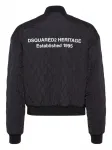 Стеганый бомбер DSQUARED2, черный - фото 2