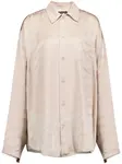 Рубашка с монограммой BB BALENCIAGA, нейтральный - фото