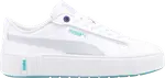 Кроссовки Puma Wmns Smash Platform v2 Candy - White Arctic Ice, белый - фото