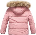 Детская лыжная зимняя куртка со съемным капюшоном Chrisuno, розовый - фото 2