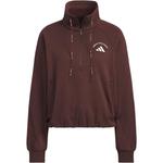 Adidas Свитшот женский коричневый - фото