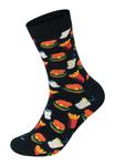 Носки Happy Socks Hamburger Dog Thumbs up, темно синий - фото