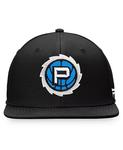 Мужская черная бейсболка Power Core Snapback Fanatics - фото 2