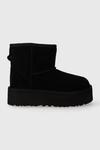 Детские зимние ботинки CLASSIC MINI PLATFORM Ugg, черный - фото