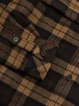 Рубашка в клетку Sacastor Samsoe Samsoe, коричневый - фото 2
