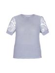 Блуза Usha Plus Size Blouse, цвет Light Blue - фото