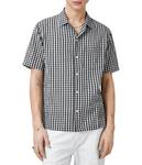 Рубашка AllSaints Tawney Short Sleeve Shirt, Black 1 - фото