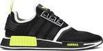 Кроссовки Adidas NMD_R1 'Black Solar Yellow', черный - фото 2