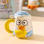 Кружка KAWASIMAYA, [Gift Box Set]Little Duck Sleep Dream Irregular Shape Cup (Includes Spoon) - фото 3
