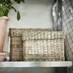 LURPASSA ЛУРПАССА Коробка с крышкой, 2 шт., водоросли IKEA - фото 4