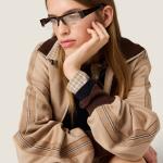 Джерси худи на молнии MIU MIU, камео - фото 5