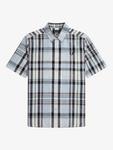 Рубашка Regular Fit Madras Check из льняной смеси Fred Perry, Light Smoke - фото 4