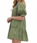 Платье Cubes в зеленом цвете Entro, зеленый - фото 2