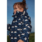 Детский зимний комбинезон Konges Sløjd NOHR SNOWSUIT PRINT, зеленый - фото 11