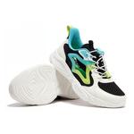 Детские кроссовки GS Low-top черные/белые/зеленые Xtep, зеленый - фото 2